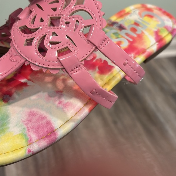 SAM EDELMAN Clara Sandal Flop Flop Flamingo Pink 9.5 - Picture 3 of 7